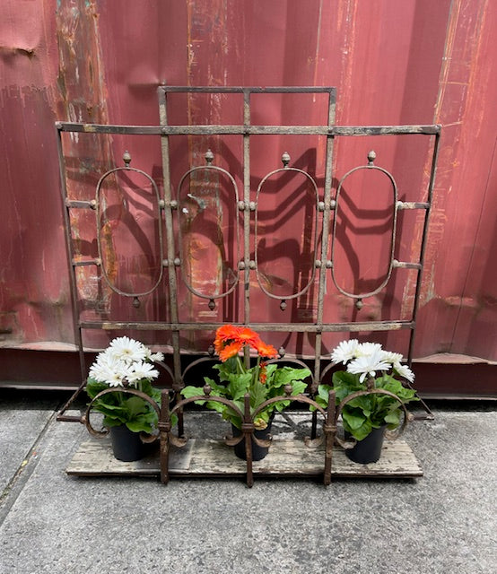 Vintage Wrought Iron Wall / Balcony Planter #6415