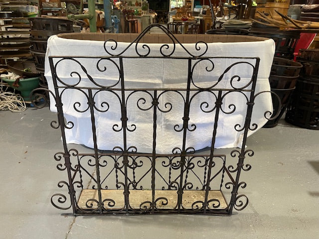 Vintage Wrought Iron Wall / Balcony Planter #6419 ON HOLD