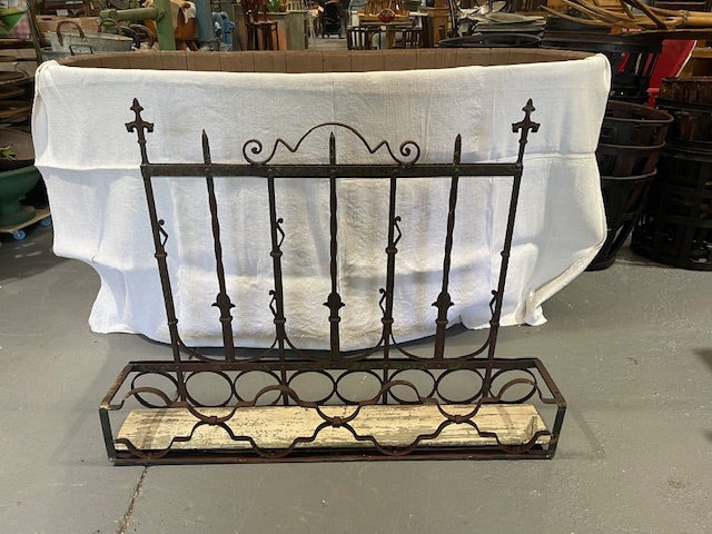 Vintage Wrought Iron Wall / Balcony Planter #6420