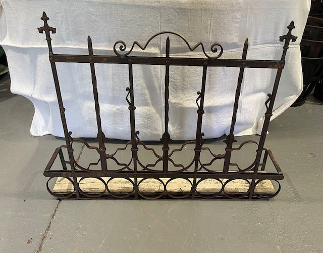 Vintage Wrought Iron Wall / Balcony Planter #6420