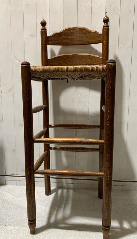 Vintage Ladder Back Bar Stool #4882 Byron