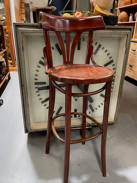 Vintage  Thonet  Bentwood Bar  Stool #6609