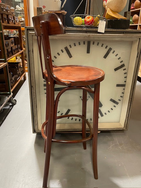 Vintage  Thonet  Bentwood Bar  Stool #6609