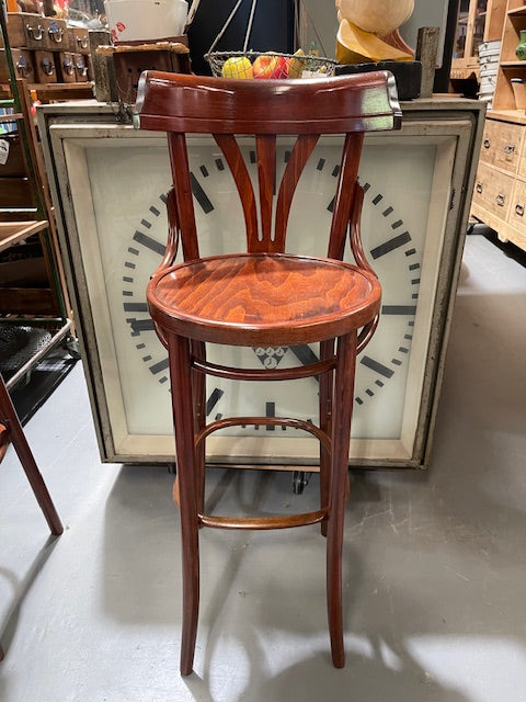 Vintage  Thonet  Bentwood Bar  Stool #6610