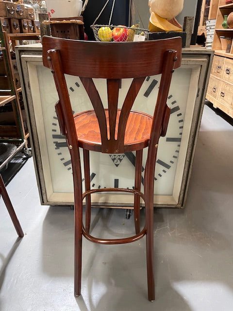 Vintage  Thonet  Bentwood Bar  Stool #6610