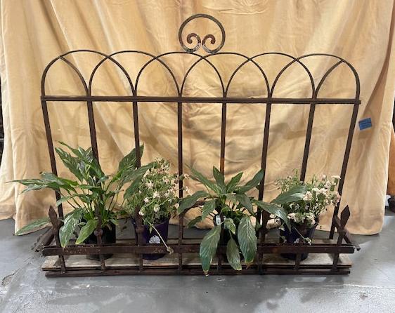 Vintage Wrought Iron Wall / Balcony Planter #6633