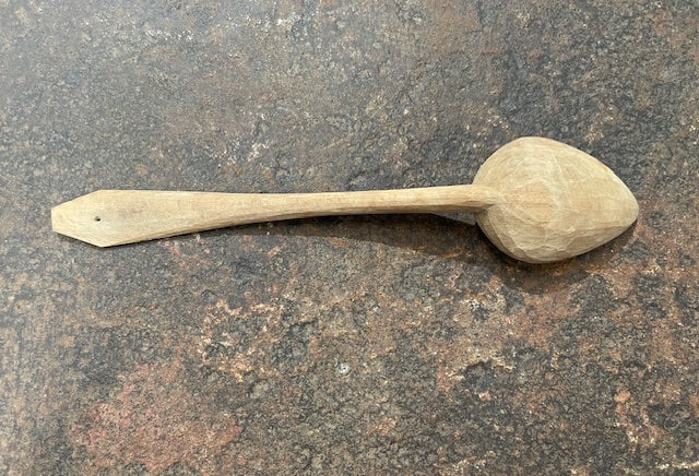 Vintage  European Handcarved  Wooden Spoon #6663