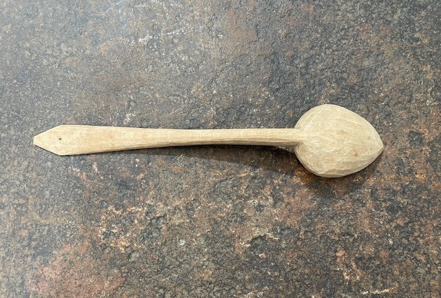 Vintage  European Handcarved  Wooden Spoon #6664