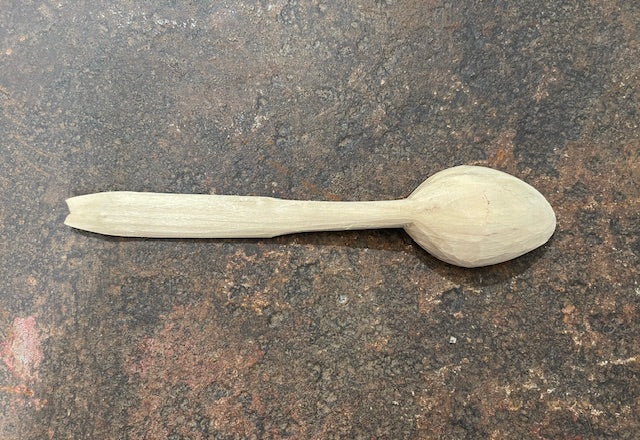 Vintage  European Handcarved  Wooden Spoon #6668