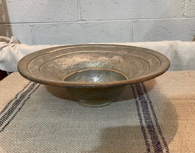 Rustic Hungarian Copper  Bowl  #6672