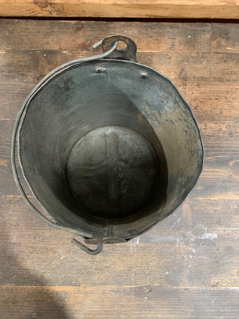 Vintage Galvanised Bucket Planter #5006 Byron – Fossil Vintage Australia