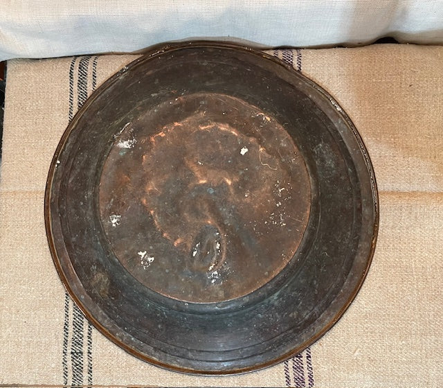 Rustic Hungarian Copper  Bowl  #6677