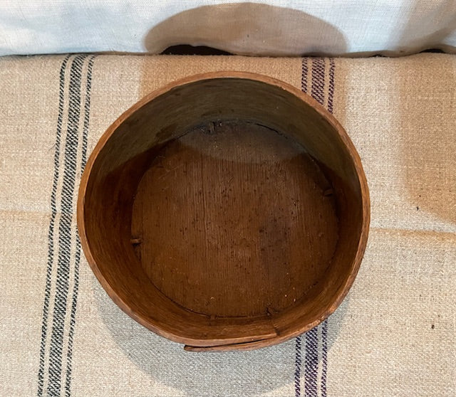 Vintage  European Wooden Veggie Bowl  #6685