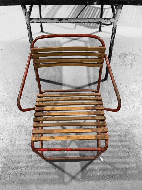 Rustic  French Garden Chairs #6691