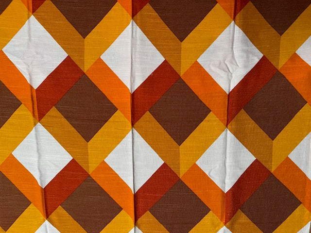 1970s  Curtain/ Fabric  #F679  *Read Info*