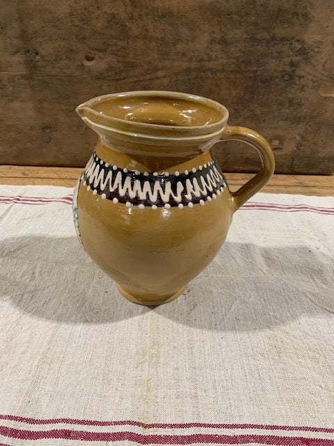 Vintage Hungarian  Glazed Ceramic  Jug  #5120