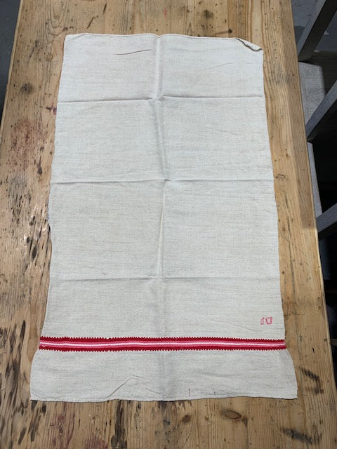 Vintage European Linen Tea Towel  #5327