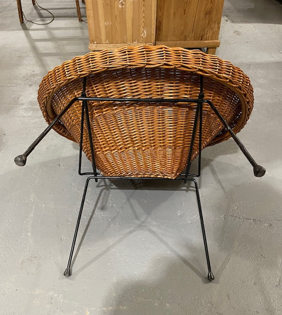 Vintage  Cane / Wicker  Basket Chairs #6048