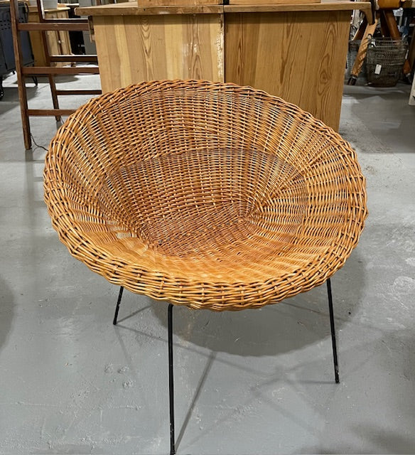 Vintage  Cane / Wicker  Basket Chairs #6048