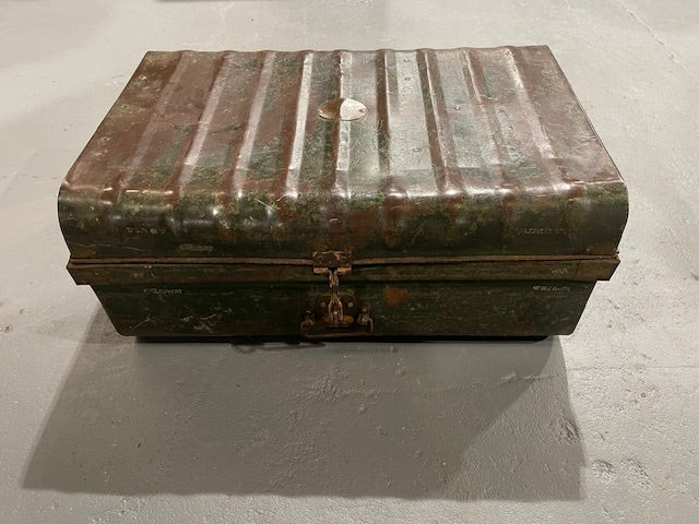 Vintage Metal  Suitcase  #6051