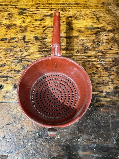 Vintage Hungarian  Enamel Sieve   #6109