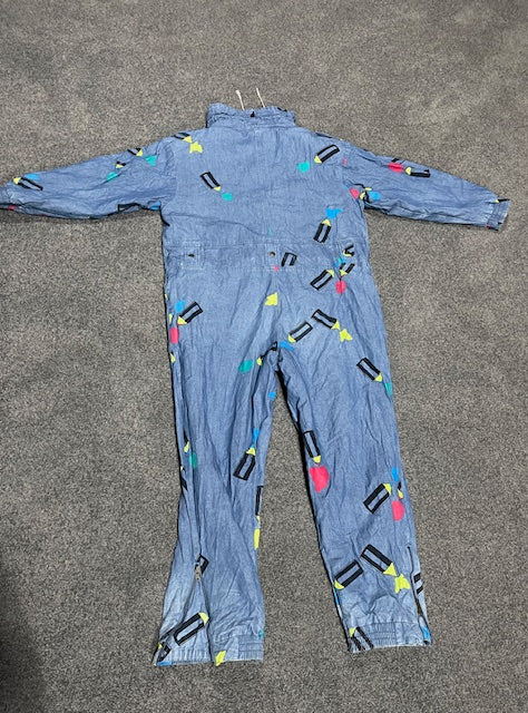 Vintage Denim  Ski  Suit #W79  Includes AUS Postage