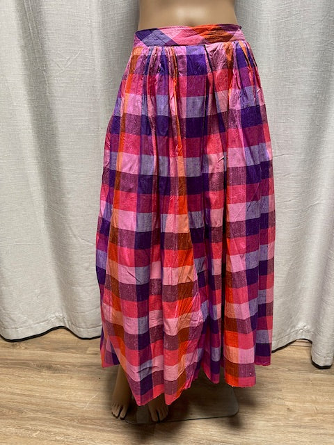 Vintage Silk Maxi Skirt  #W131  Includes  AUS POSTAGE