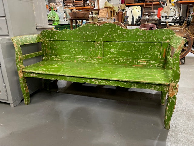 Vintage  Hungarian Bench Seat  #6175