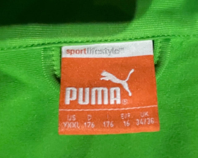 Puma Bright Green Track Top    #W142