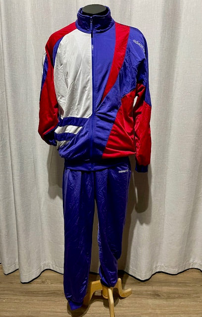 Vintage Adidas Purple/Red/White  Track Suit    #W152