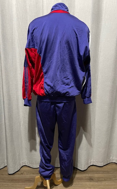 Vintage Adidas Purple/Red/White  Track Suit    #W152