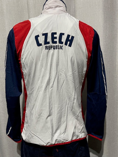 Vintage Adidas Team Czech 2008 Olympic Track Top    #W154