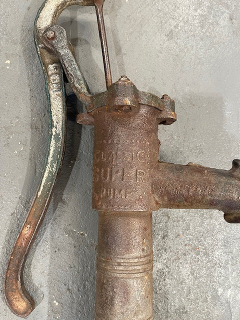 Vintage Metal Water Pump  #6328