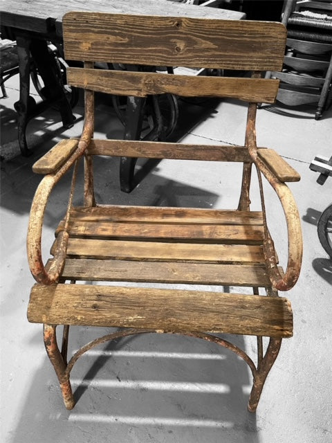 Rustic  European Garden Chair  #6735