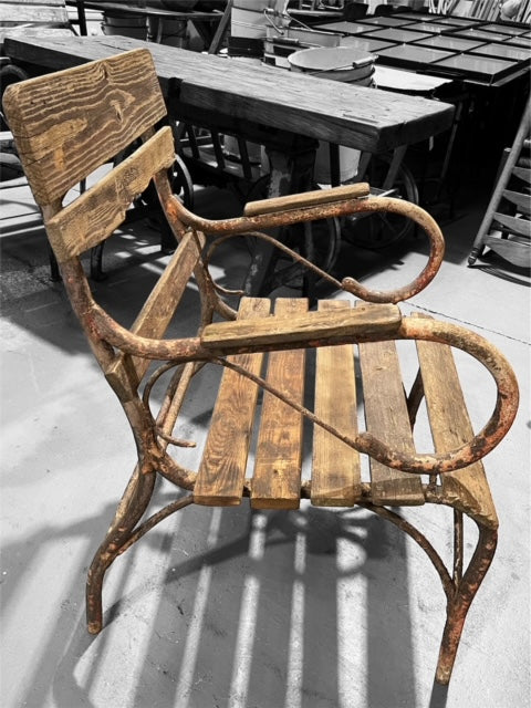 Rustic  European Garden Chair  #6735