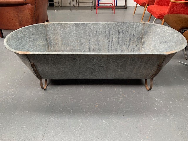 1940s   European Galvanised Bathtub #5843 Byron