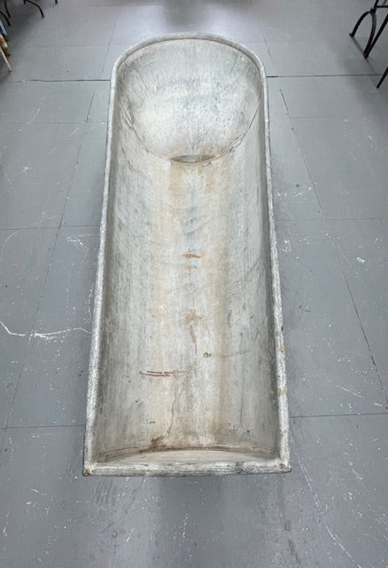 Vintage European Galvanised Bathtub #5952 Byron