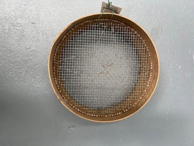 Vintage  European Wooden Sieve #6203   Byron