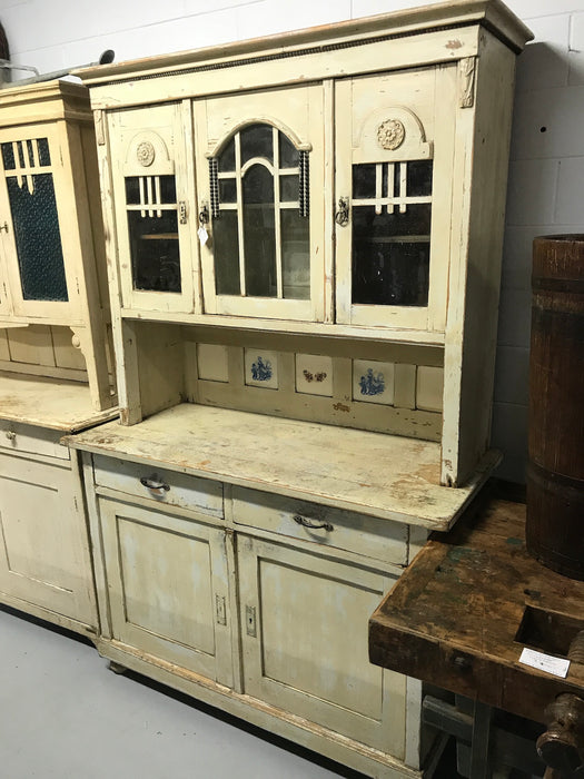 Vintage industrial European wooden kitchen cabinet #2044 byron