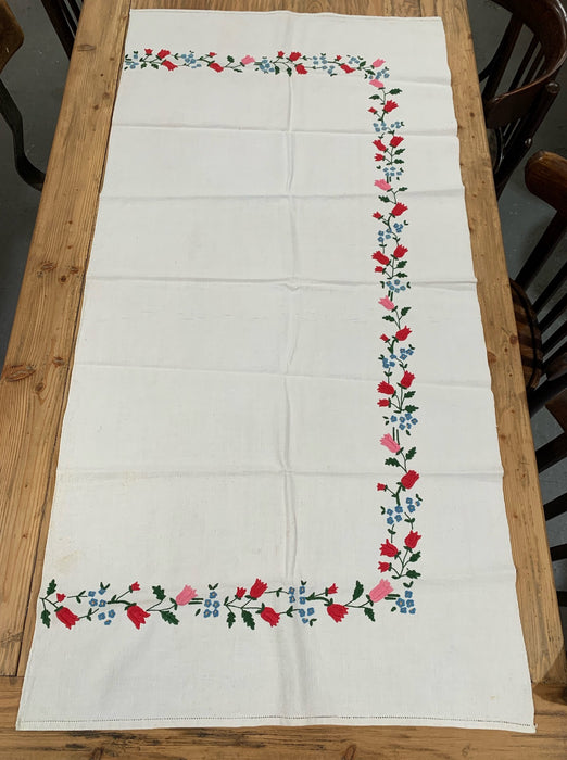 Vintage European Linen Tea Towel  #4712