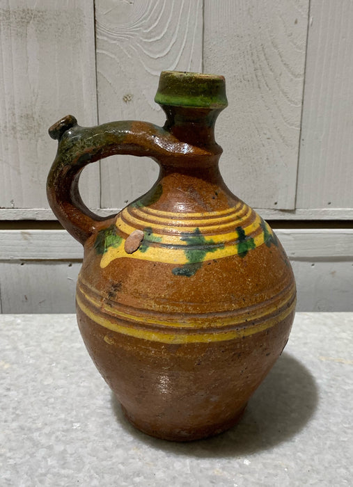 Vintage Hungarian Gypsy Terracotta Jug #4732