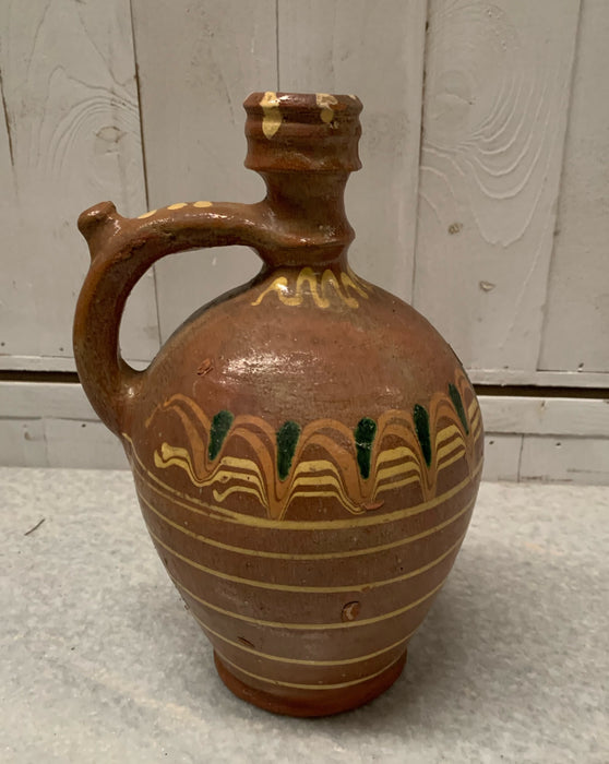 Vintage Hungarian Gypsy Terracotta Jug #4810