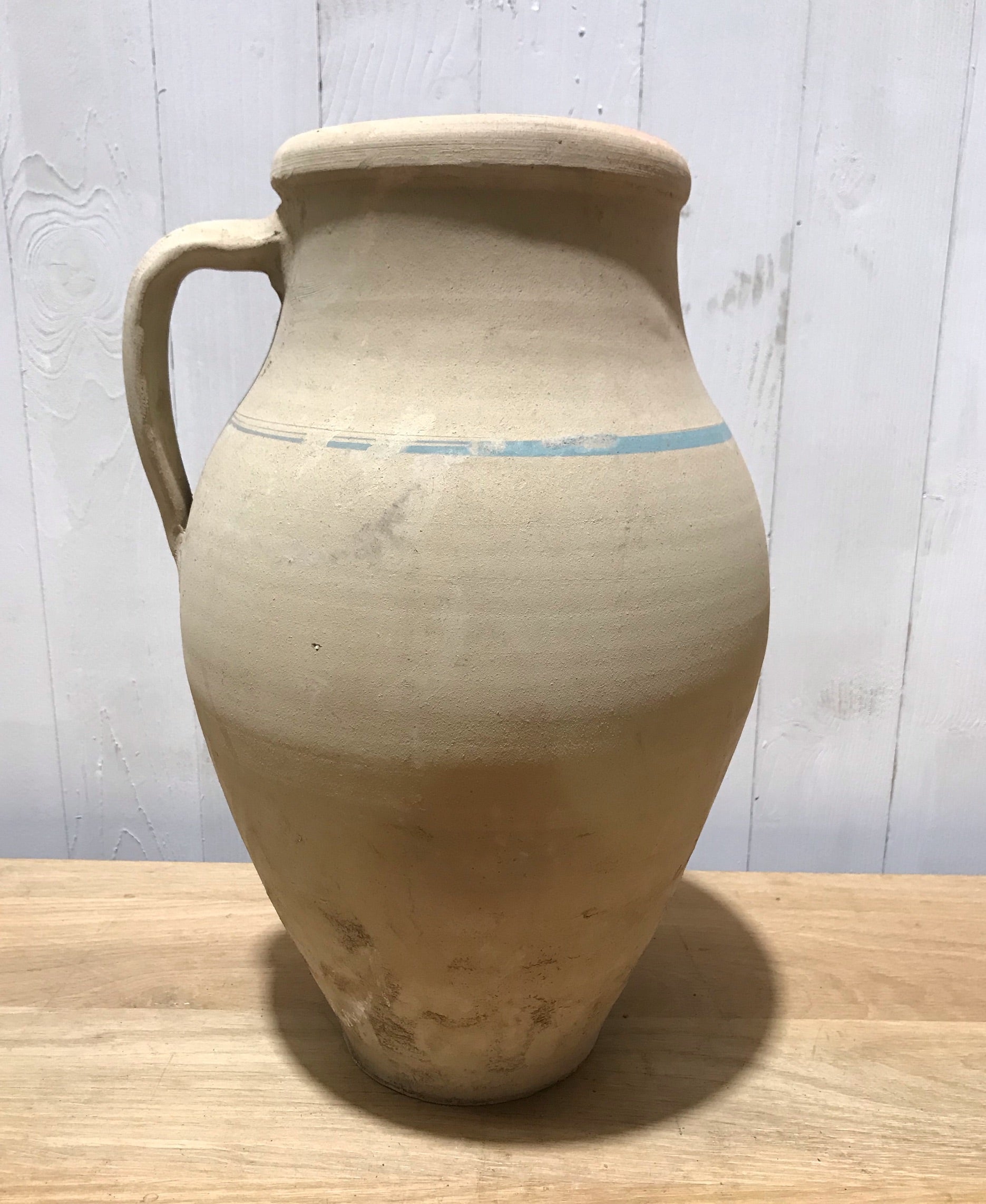 Vintage  Turkish Terracotta  Jug  #3903d