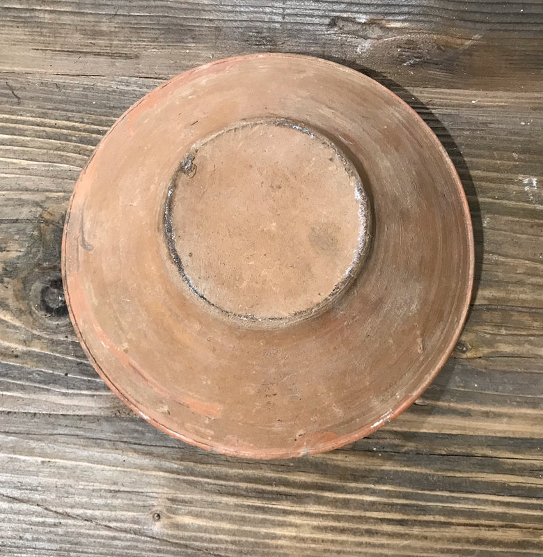 Old  Hungarian Terracotta Bowl #3911a