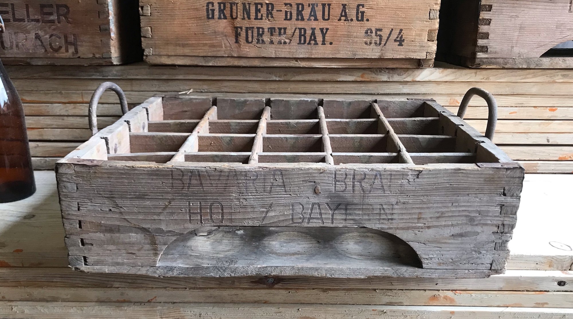 Rustic German Beer Crate