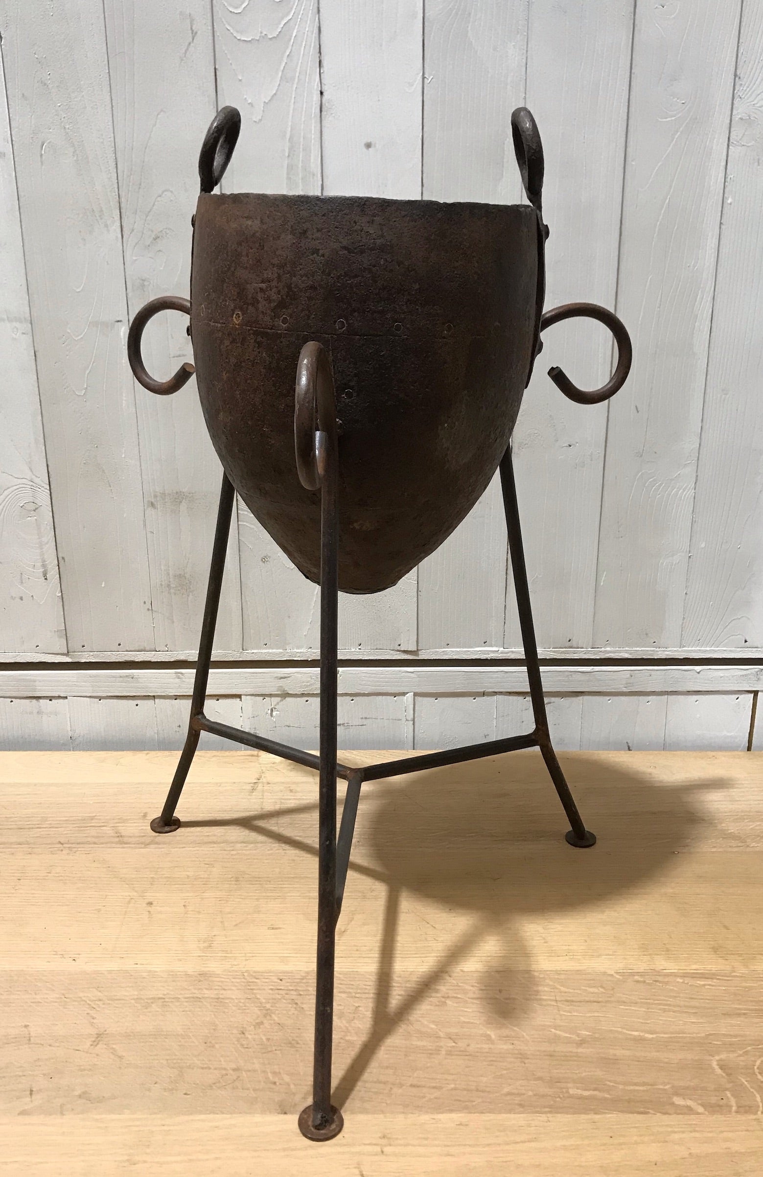 Vintage Metal Plant Planter  #4239