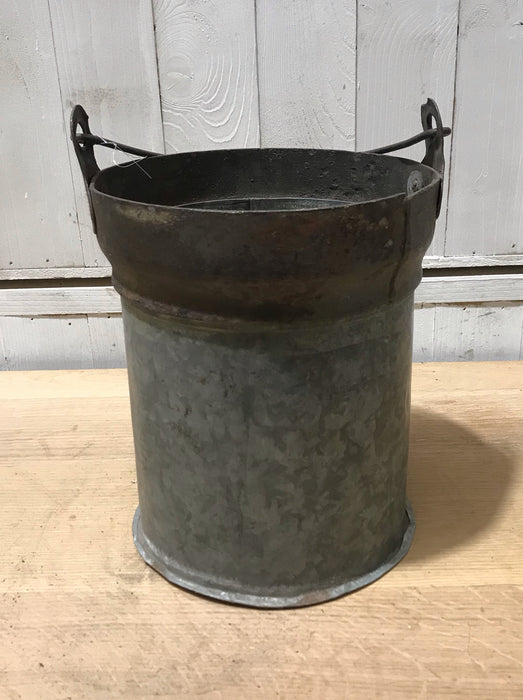 Vintage  Galvanised Bucket Planter #4252 ON HOLD