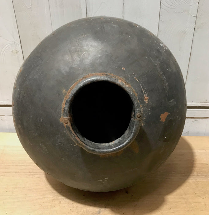 Vintage  Galvanised Water Vessle #4255