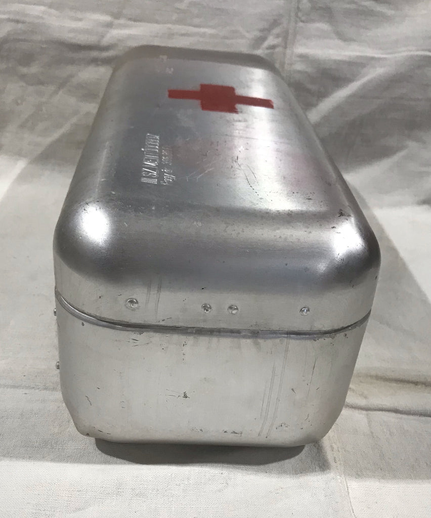 Vintage Aluminium Army First Aid Box #4291 – Fossil Vintage Australia