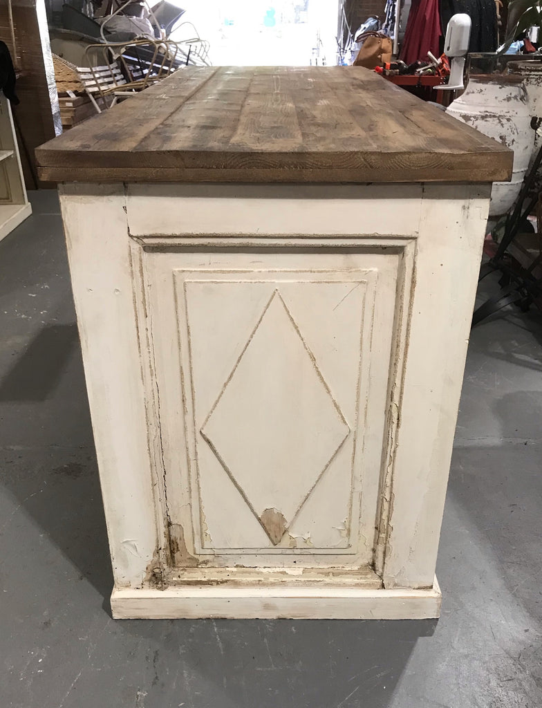 European Kitchen Island / Shop Counter # 3538 BYRON – Fossil Vintage ...